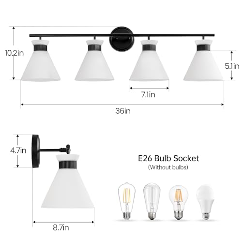 Black Bathroom Vanity Light Fixtures