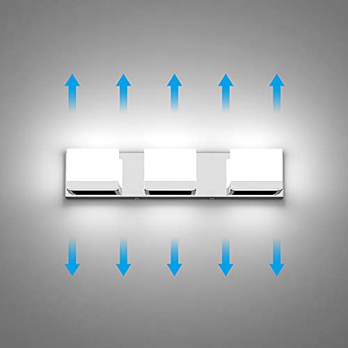 3 Lights Dimmable LED Modern Vanity Lights for Bathroom