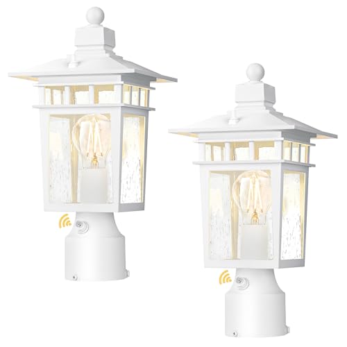 Dusk to Dawn Outdoor Post Lights 2 Pack (2 Count)