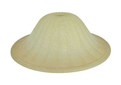 Amber 23092 01A Transitional Style Replacement Torchiere Glass Shade