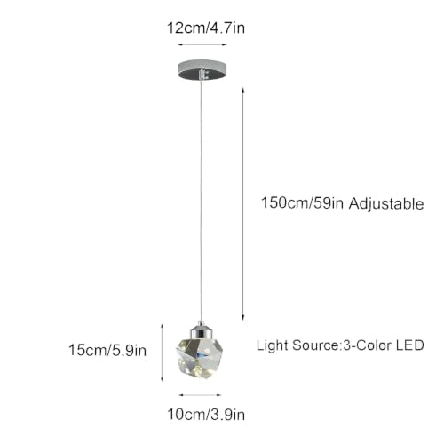 Modern Crystal Pendant Light