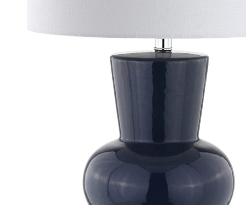 Julia Hourglass 28.5" Ceramic Bedside Table Lamp