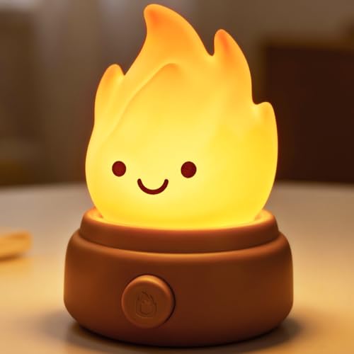 Campfire Night Light with 6 White Noise