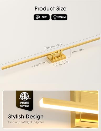 Bathroom Vanity Light 48 inch