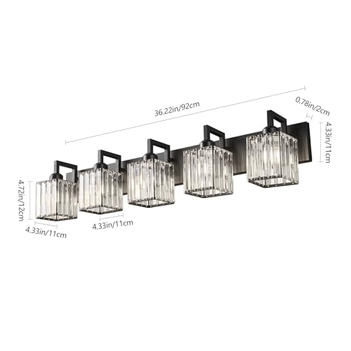 Black Bathroom Light Fixture