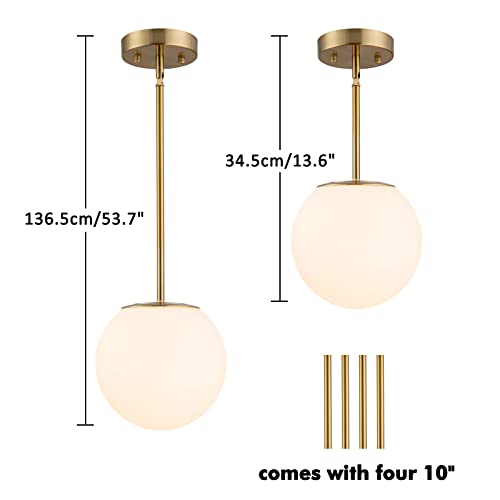 Gold Globe Pendant Light