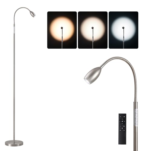 72" Reading Floor Lamp (Nickel)