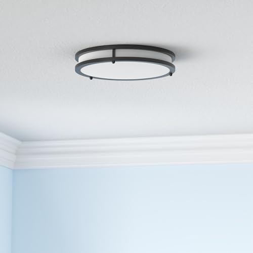 2 Pack 36W LED Ceiling Lights Black (2 Count)