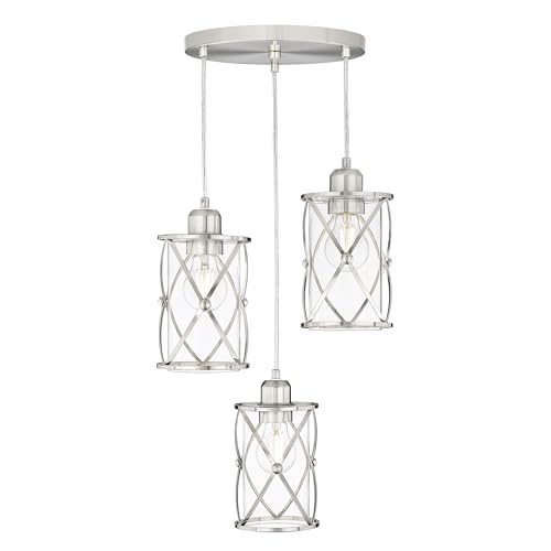 Brushed Nickel Dining Room Chandelier Light Fixture
