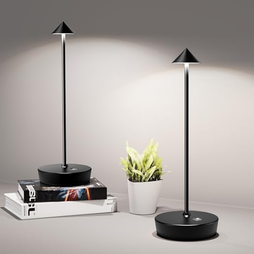 LED Cordless Table Lamp Rechargeable 6000mAh Battery Outdoor Desk Lamp