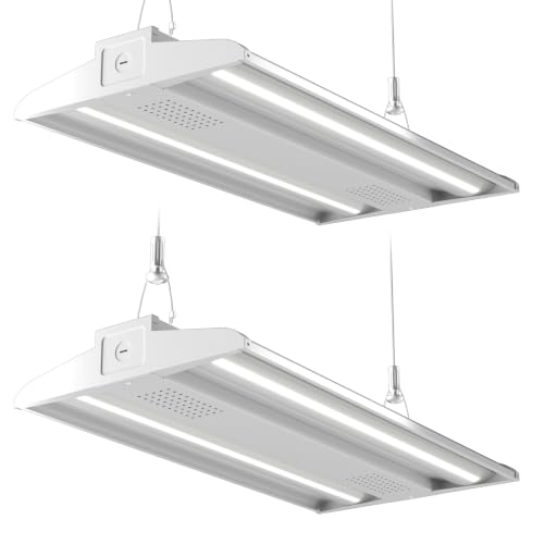 2 Pack 2FT 200W LED High Bay Light 30000LM High Bay Shop Light (2 Count)