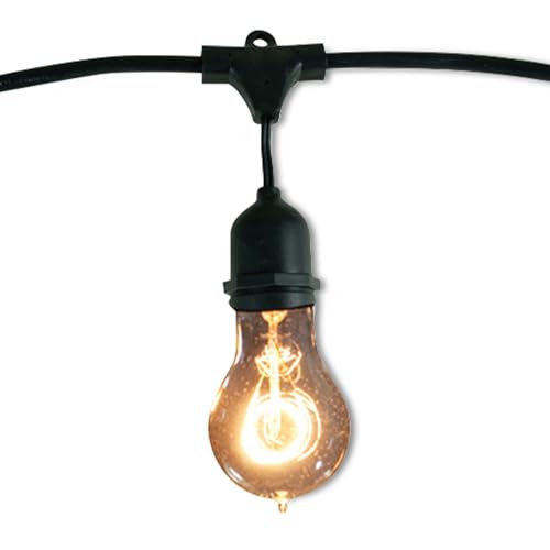 String15/E26-A19KT Outdoor-lightstrings, 48 Foot Black