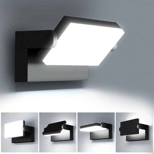 60W LED Outdoor Wall Lights 360° Rotatable 5000K IP65