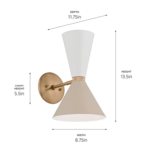 Phix 13.5" 2 Light Wall Sconce Light