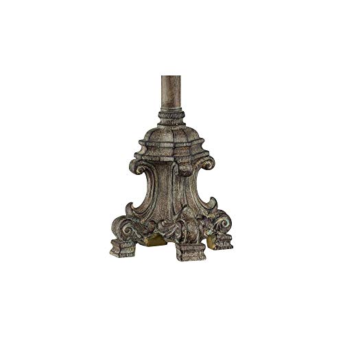French Candlestick 34" Large Table Lamp Vichelis Skinny Country