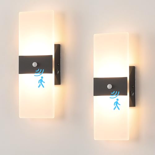 Hardwired Motion Sensor Wall Sconce 2