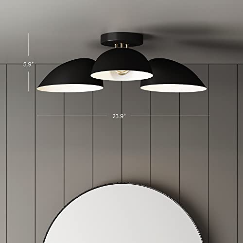 Argo Semi Mount Flush Ceiling Light (2 Count)