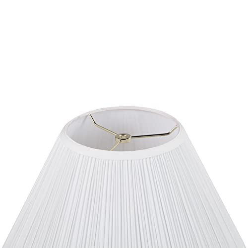 33137 Mushroom Pleated Traditional Spider Lamp Shade