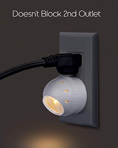 Plug in LED Night Light Dusk to Dawn Sensor Warm White 4 Pack (4 Count)