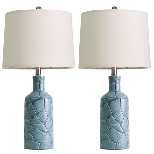 26'' Farmhouse Ceramic Table Lamps Set of 2 (2 Count)