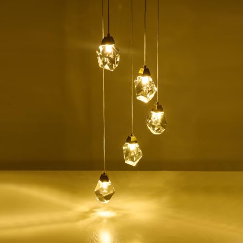 5 Light Crystal Chandelier