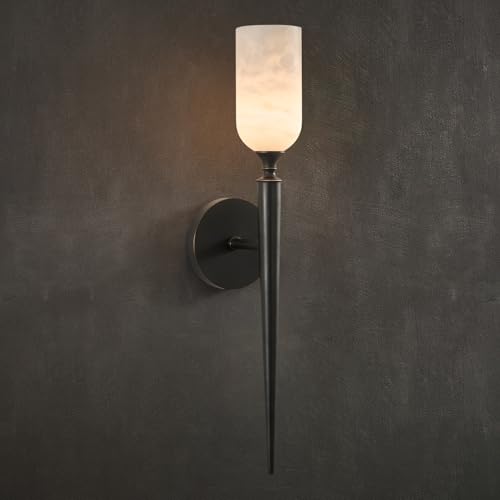 21.6" Alabaster Wall Sconce