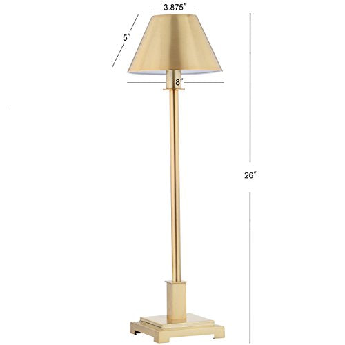 Roxy Slim Modern LED Table Lamp Metal 26"