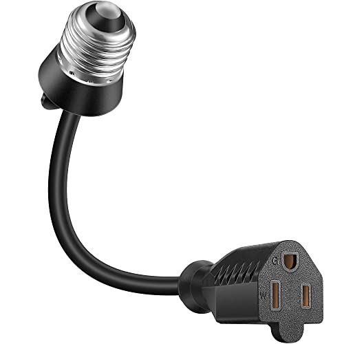 1 Pcs 3 Outlet Light Socket Adapter
