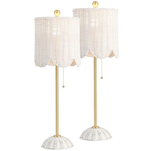 Celerie 27.5" Rattan Buffet Lamp (2 Count)