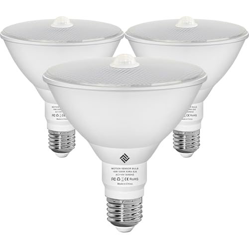 Motion Sensor Light Bulbs (3 Count)