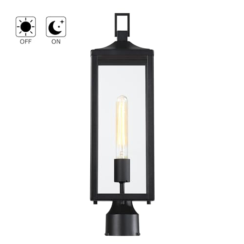 21.3 Inch Outdoor Lamp Post Light Fixture Dusk to Dawn