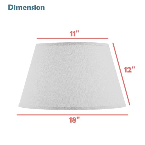 33202 Box Pleated Large Empire Spider Construction Lamp Shade