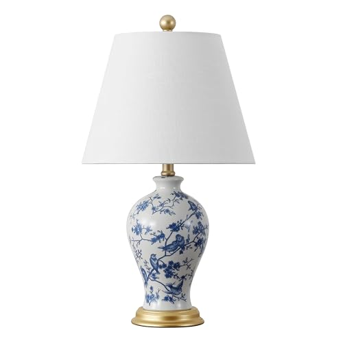 Grace 24" French Country Floral Urn Ceramic Lamp