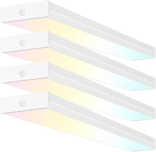 4FT LED Wraparound Light with 3 Wattages (4 Count)
