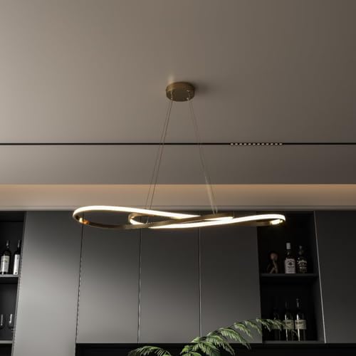 Modern LED Dimmer Chandelier 45W Color Temperature 3000K