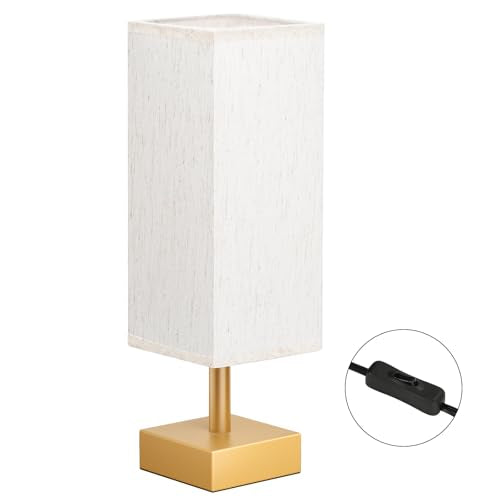 Gold Small Bedside Lamp for Bedroom
