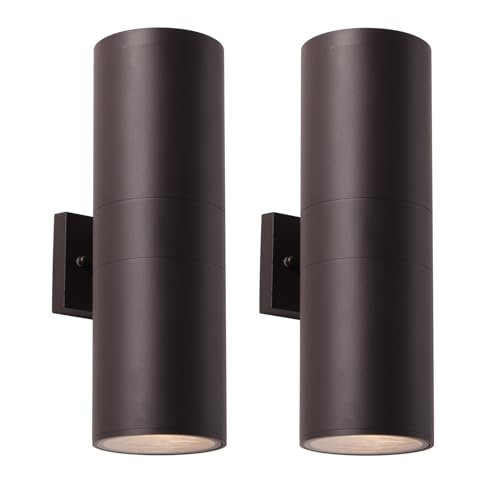 18" Modern Outdoor Porch Light 2 Lights (2 Count)