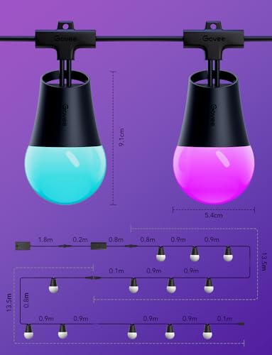Smart Outdoor String Lights 2 (96 Foot)