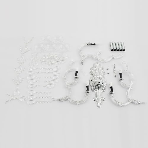 Large Modern Crystal Wall Sconce