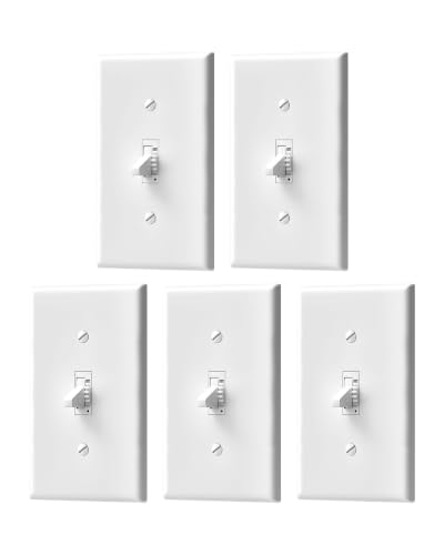 5 Pack Toggle Dimmer Light Switch (5 Count)
