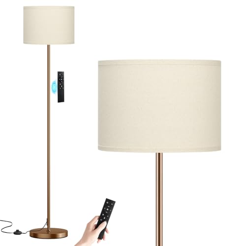 Floor Lamps for Living Room with Remote Control and Stepless Dimmable Colors Temperature & Brightness