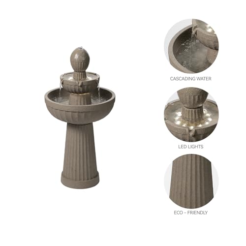 37.80” H Outdoor Water Fountain Made with Eco