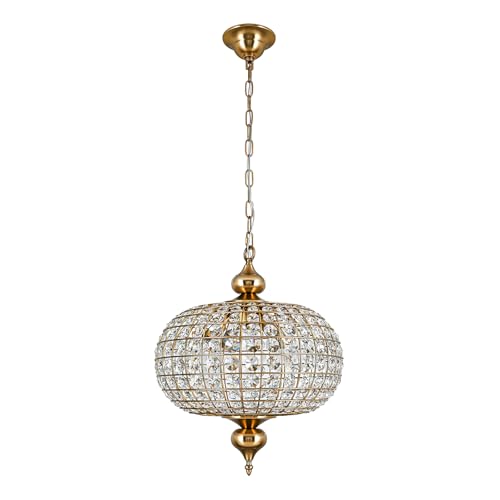 Gold Crystal Chandelier