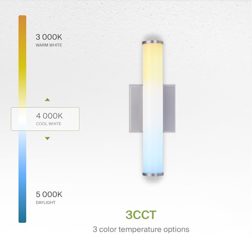 18" LED Linear Vanity Light Fixture (2 Count)