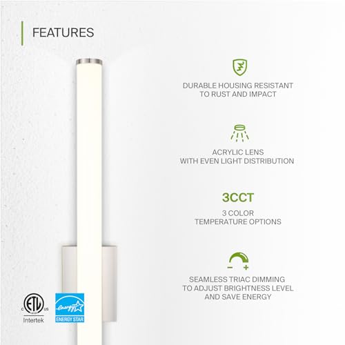 36" LED Linear Vanity Light Fixture (4 Count)