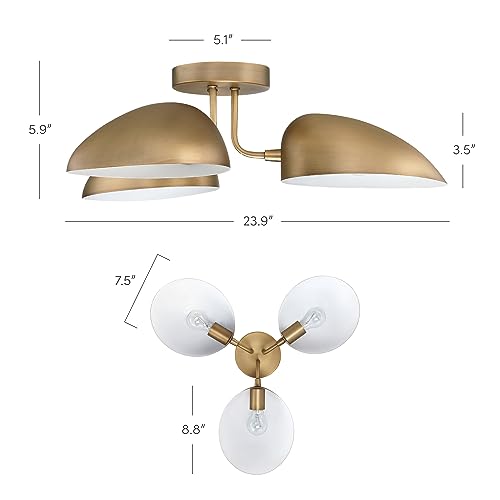 Argo Semi Mount Flush Ceiling Light (2 Count)