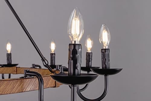 Rustic Wagon Wheel Chandelier