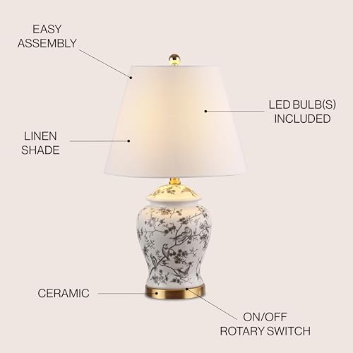 Penelope Ginger Jar 22" LED Table Lamp