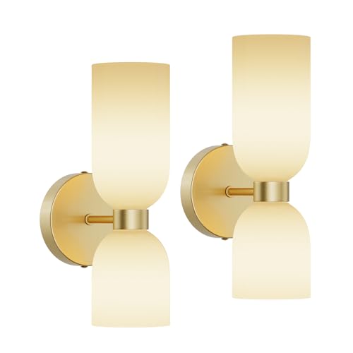 Gold Wall Sconces Set of Two (2 Count)