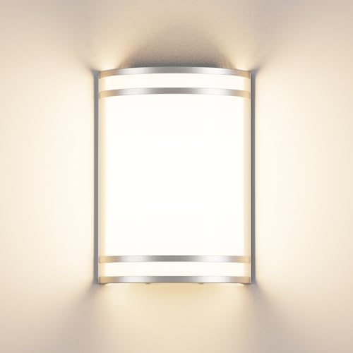 Modern Wall Sconces 15W LED Indoor Hardwired Dimmable 3000K 4000K 5000K Wall Lights for Living Room Hallway Bedroom